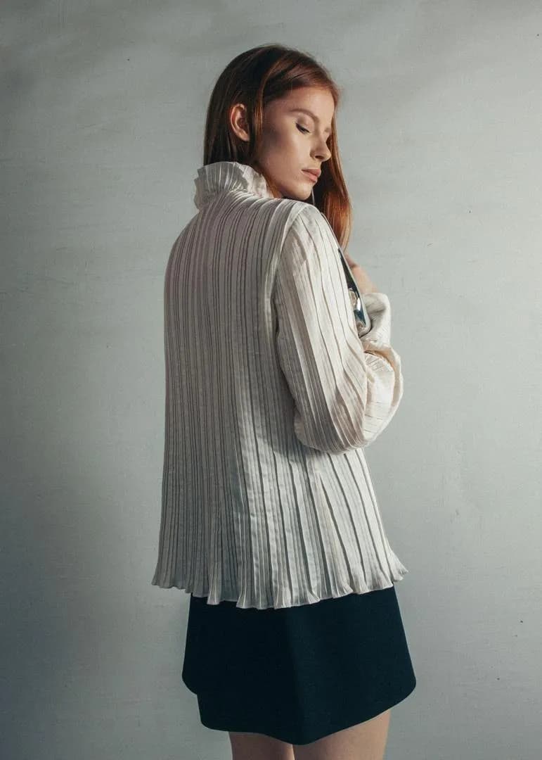 Блуза с лентой