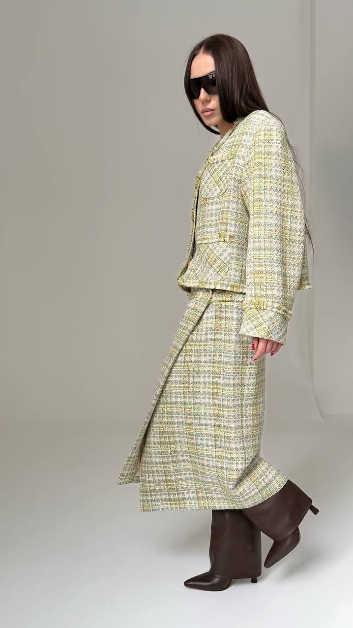 Жакет твид — фото 3