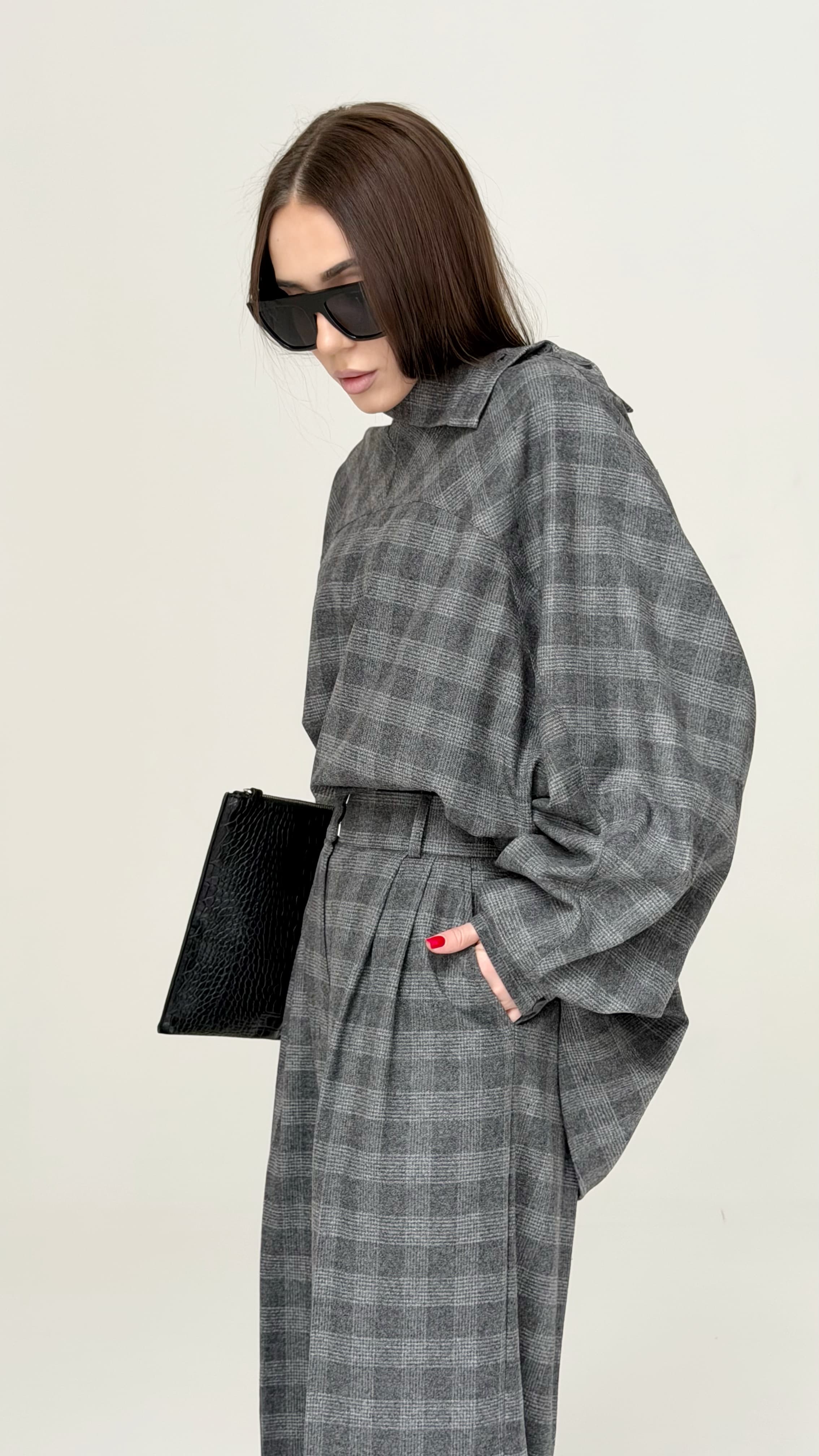 Брюки в клетку — фото 2