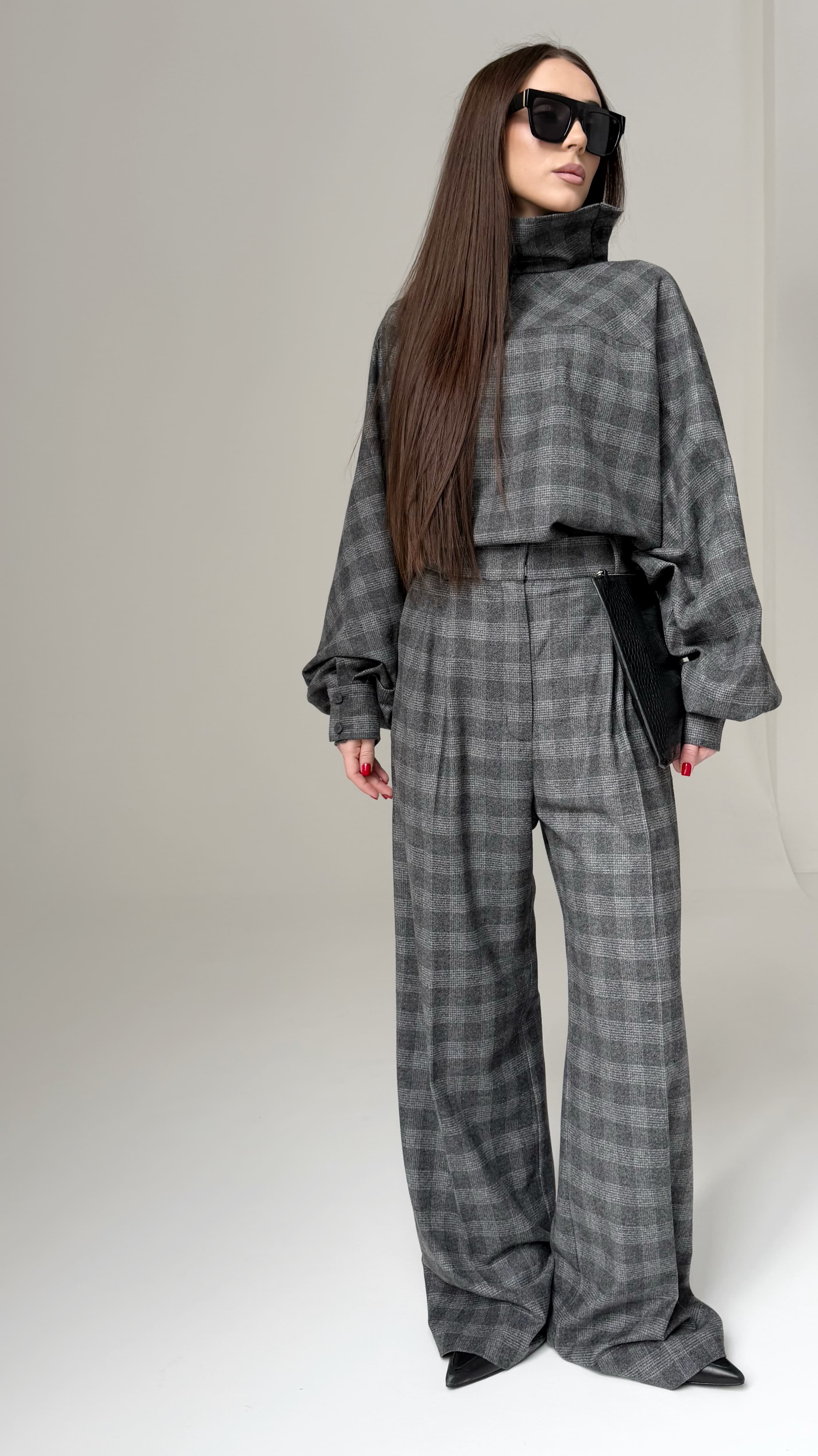 Брюки в клетку — фото 3