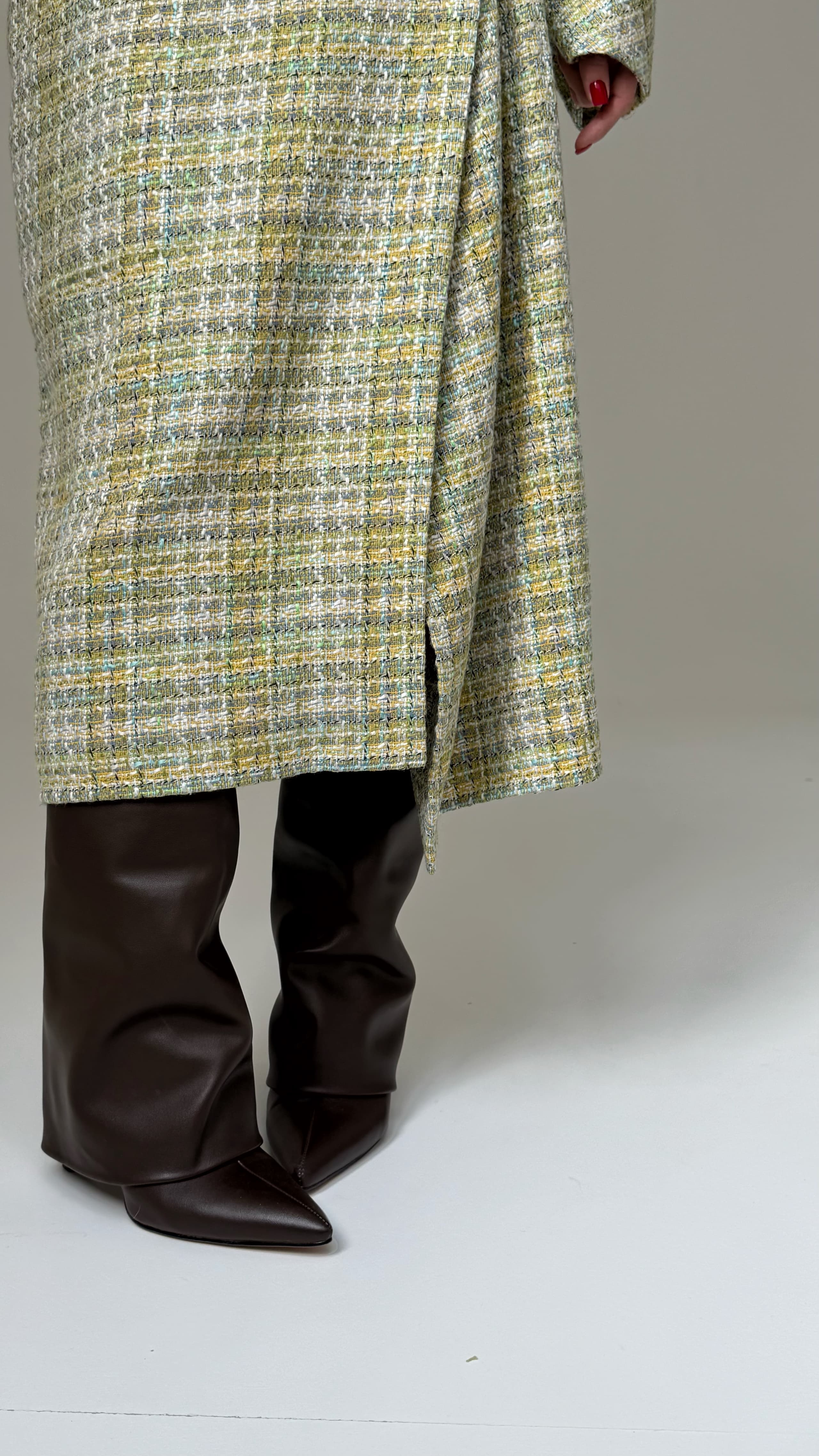 Юбка на запах твид — фото 1