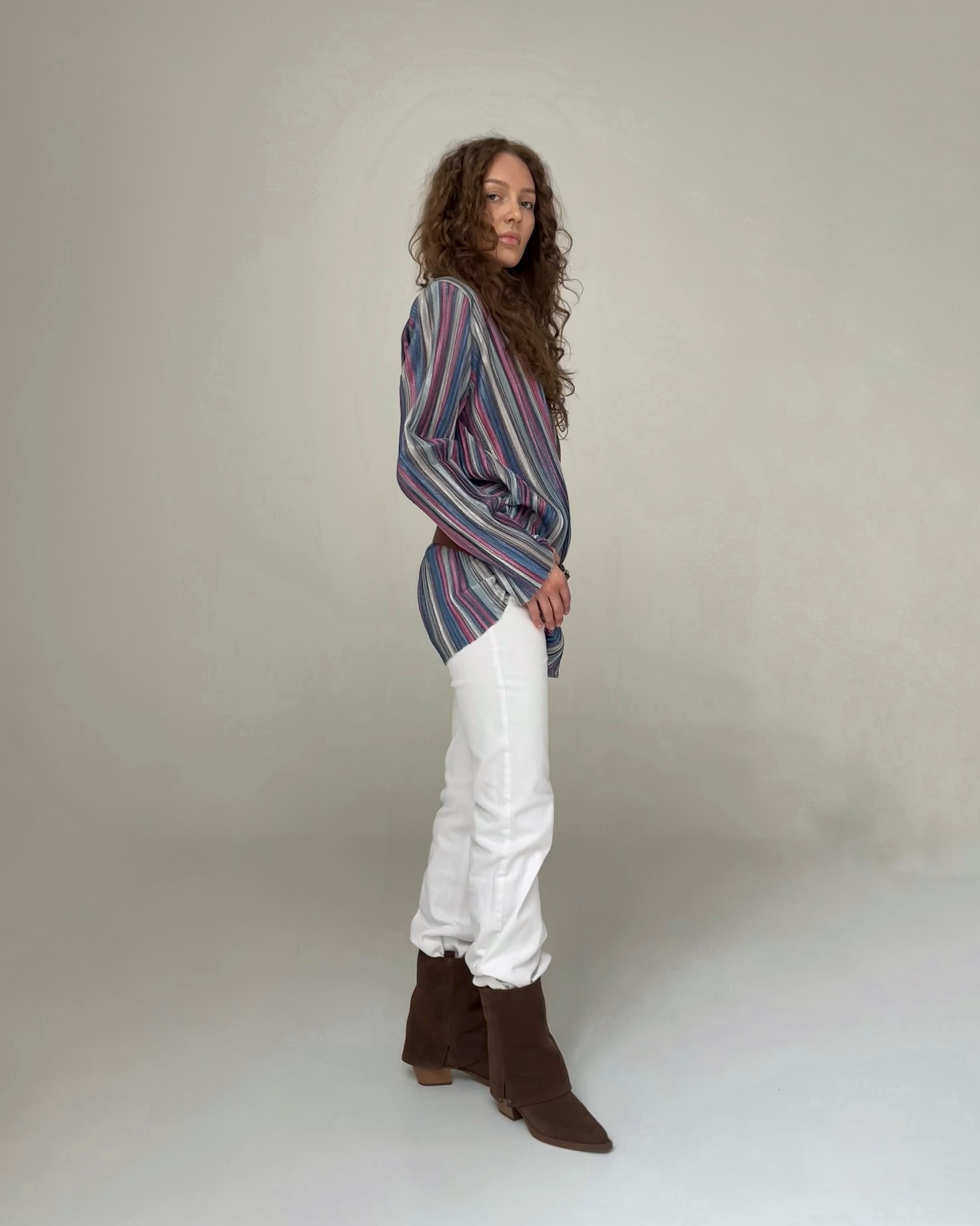 Платье туника гофре