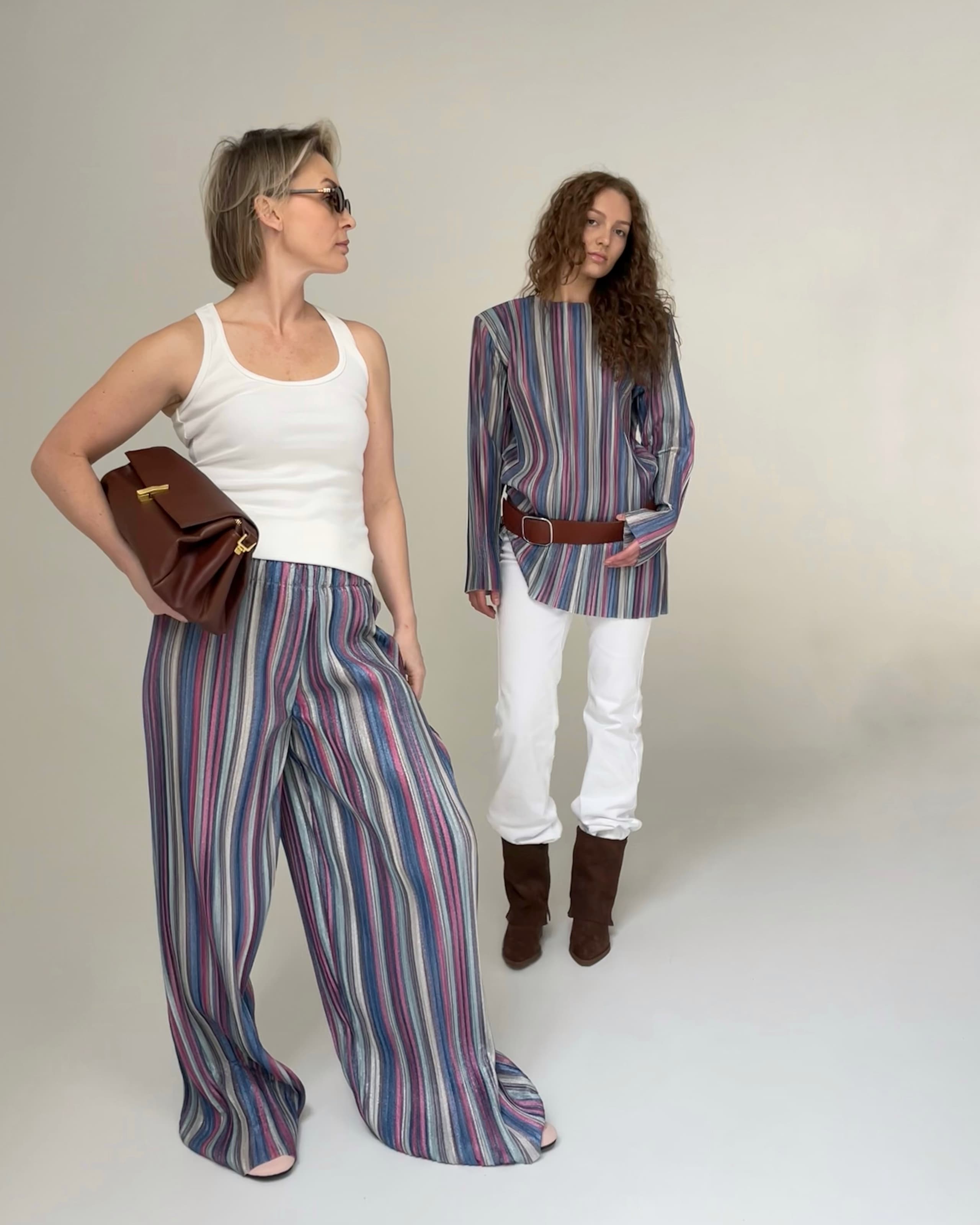 Брюки гофре