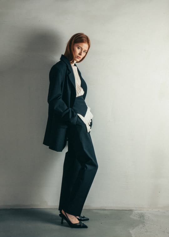 Брюки прямые