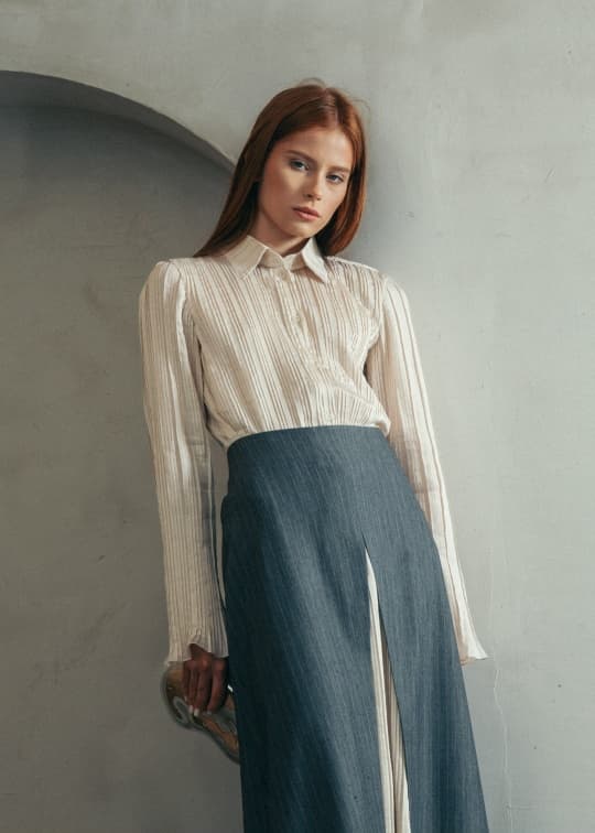 Рубашка гофре