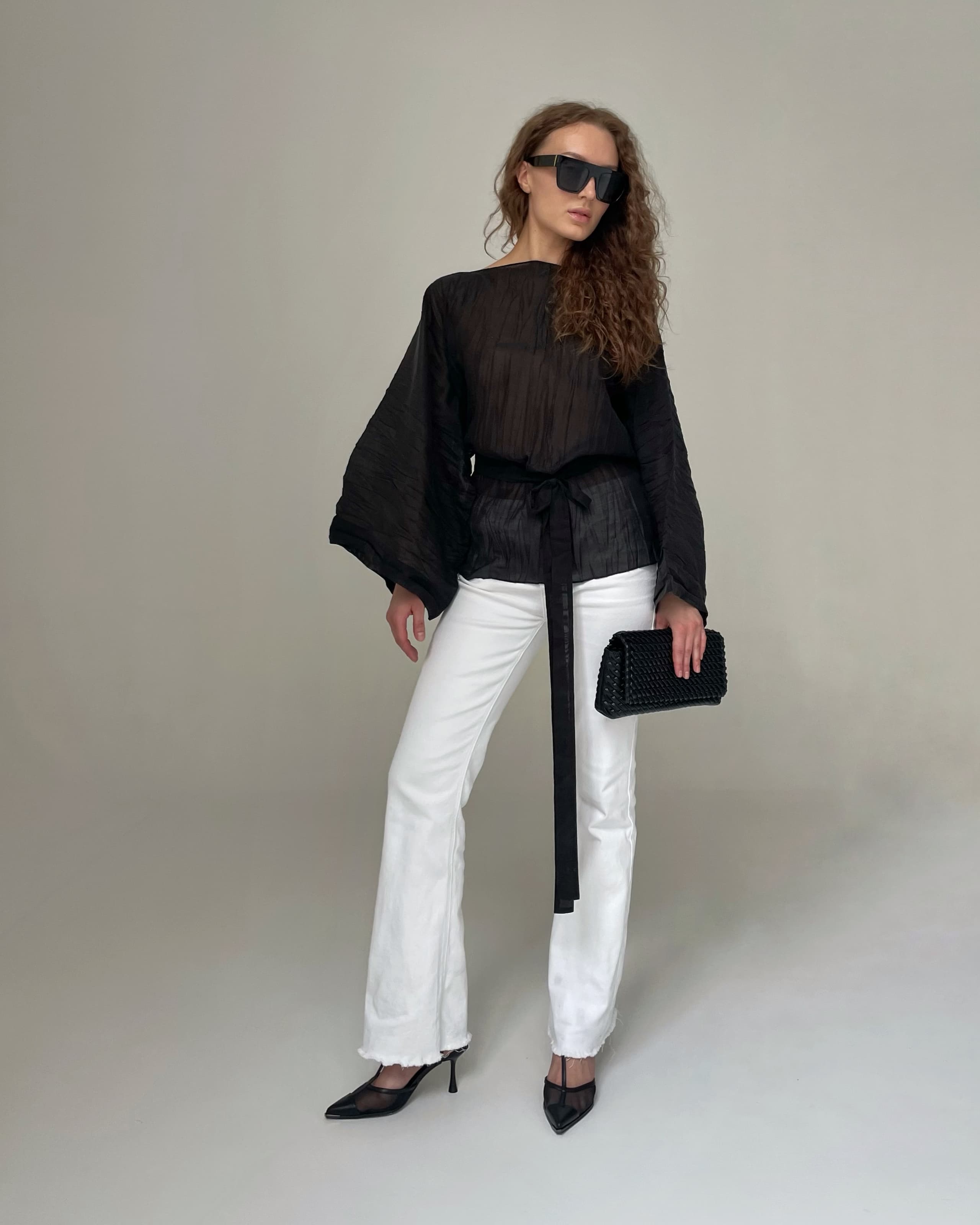 Блуза кимоно лиоцелл