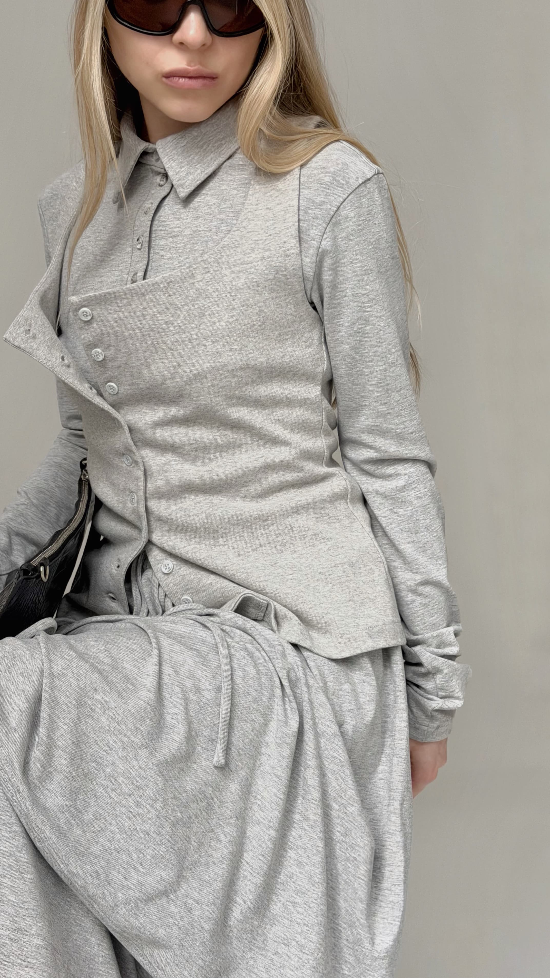 Лонгслив-поло