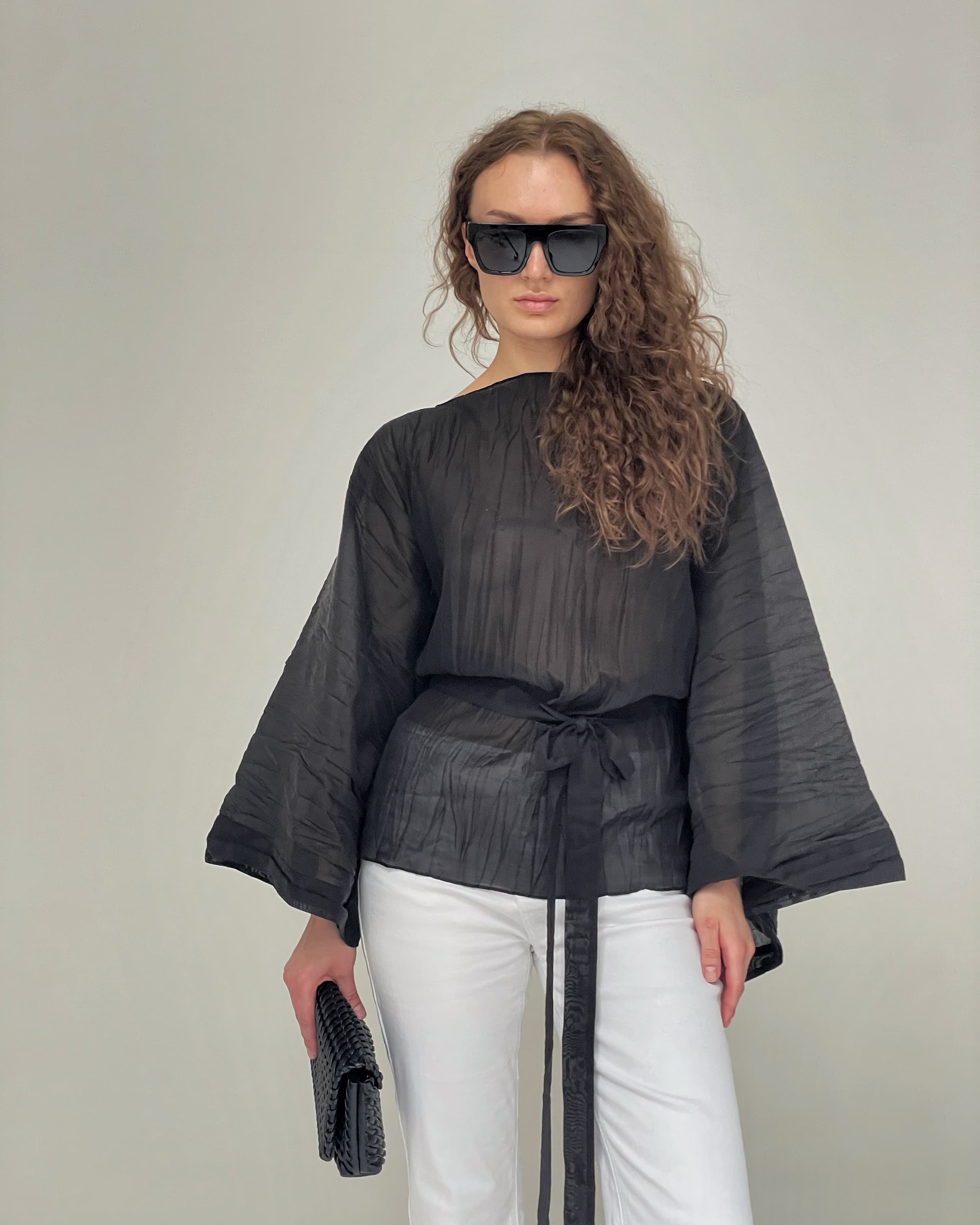 Блуза кимоно лиоцелл