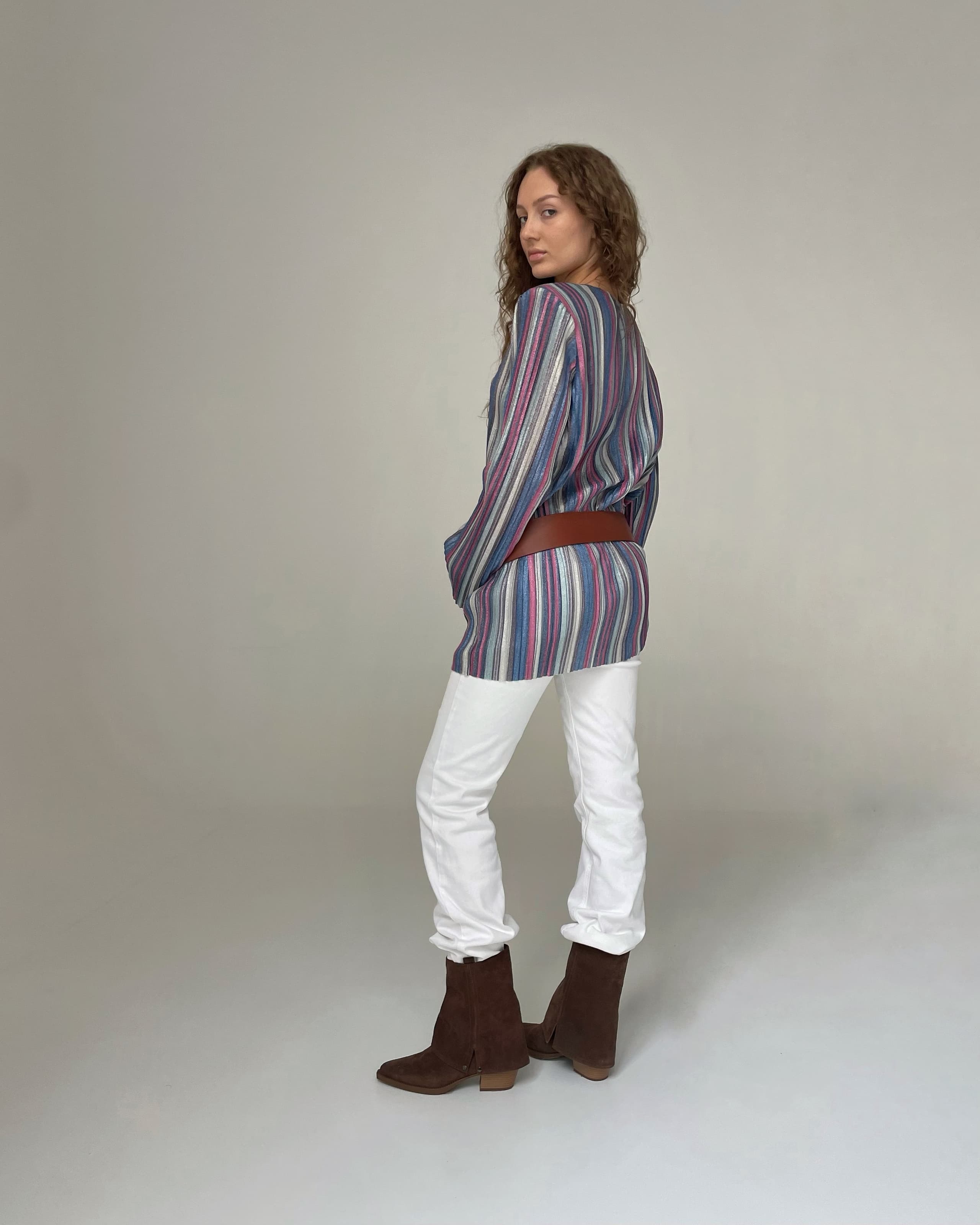 Платье туника гофре