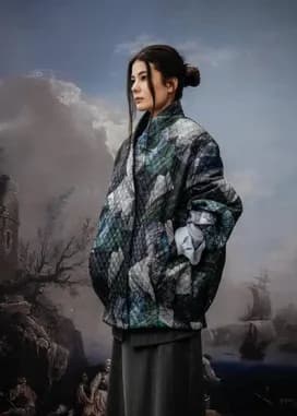 Юбка карандаш клетка